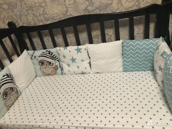 Бортики в детскую кроватку