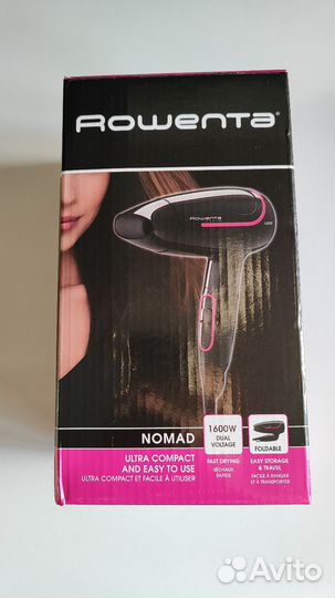 Фен rowenta cv3323fo складной дорожный новый