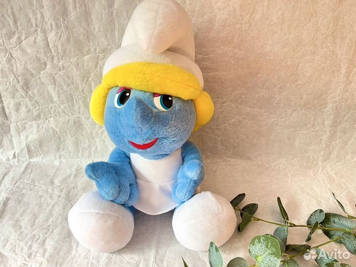 Мягкие игрушки медведь смурфета утка