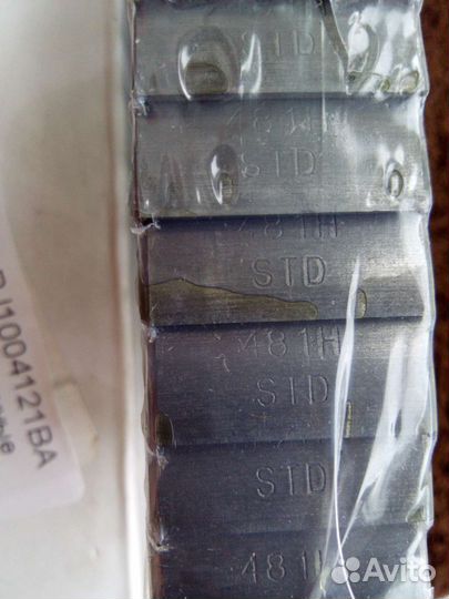 Вкладыши шатунные chery tiggo 1.8