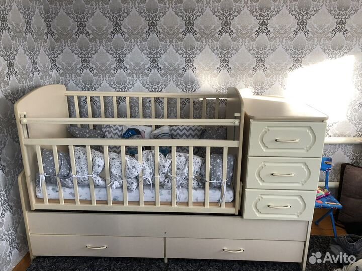 Детская кровать для новорожденных бу