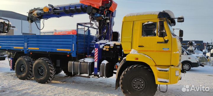 Аренда и услуги манипулятора-вездехода, стрела 8 т, 23 м, борт 14.5 т, 6 м