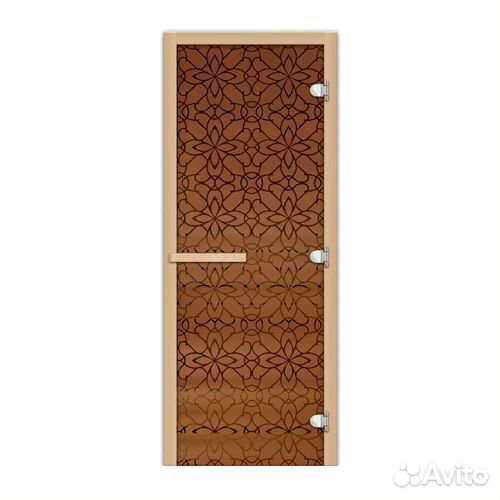 Дверь для сауны 1.9х0.7,полотно 1835х620, ручка ма