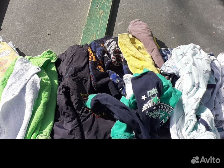 Детские вещи пакетом для мальчика 74-80р