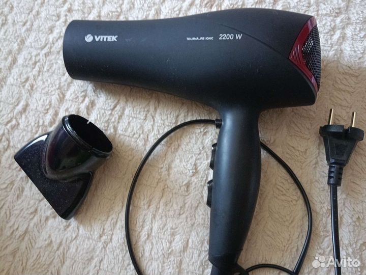 Фен для волос vitek мощность 2200W