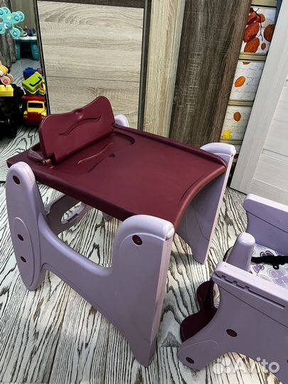 Стульчик для кормления jetem трансформер