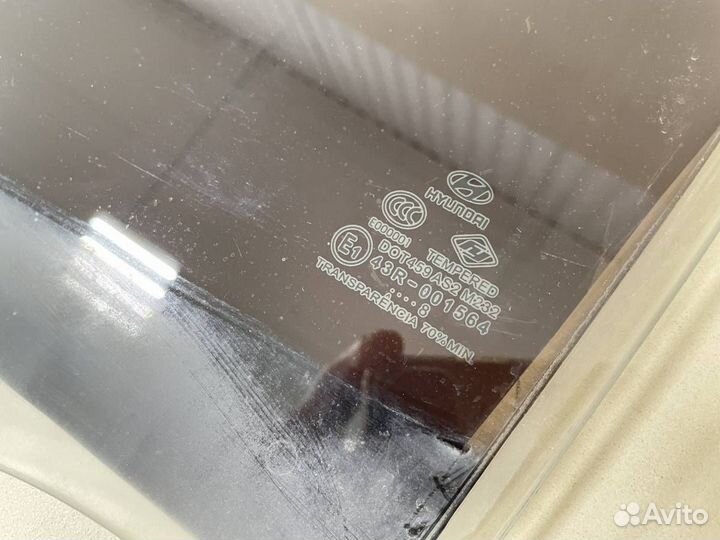 Стекло двери задней левой Hyundai Accent LC, Tagaz