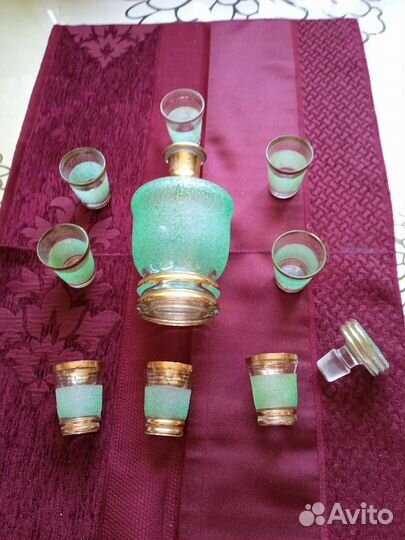 Графин+6стопок(+2) 1958год