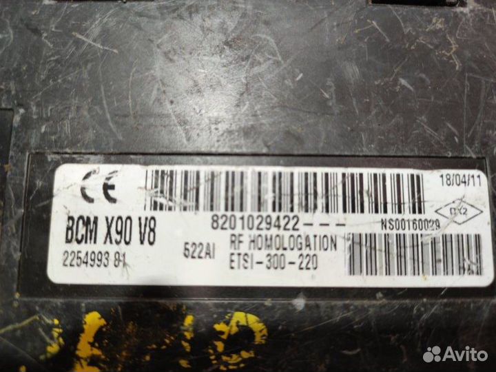 Блок комфорта Renault Logan 1 1.4 K7MF710 2008