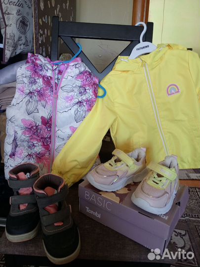 Детские вещи пакетом на девочку 98 104