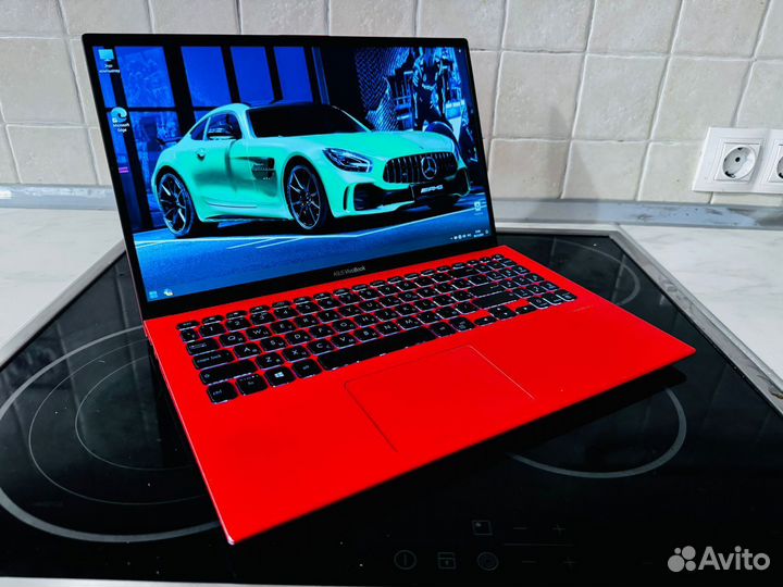 Asus красный Ryzen 7-3700U/12 Gb/SSD 512/FHD IPs