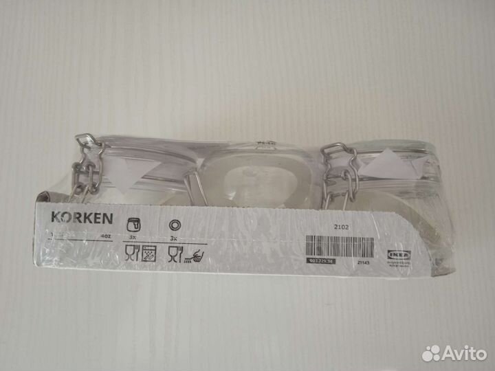 Банки для сыпучих IKEA korken