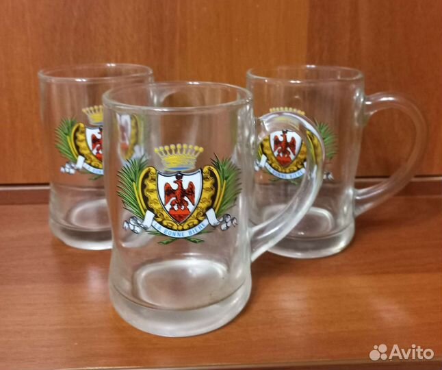 Пивные бокалы 3 шт в наличии