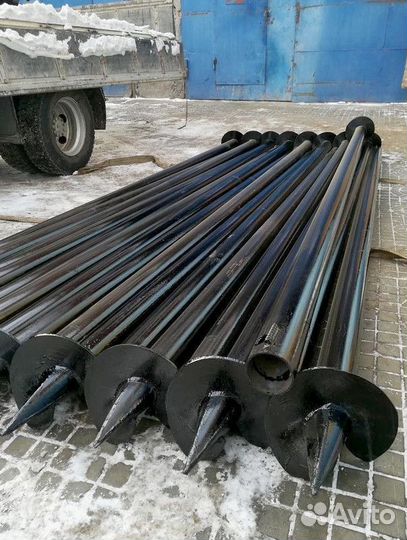 Винтовые сваи под ключ. Свайно винтовой фундамент