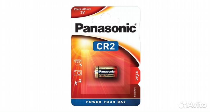 Батарейка Panasonic CR2 (3В) BL-1