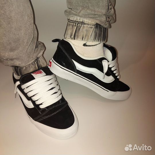 Vans knu skool черные