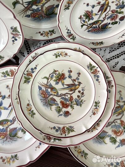 Антикварные тарелки Villeroy & Boch серия Phoenix