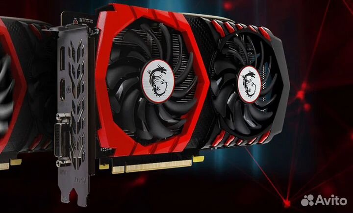Видеокарта MSI GeForce GTX 1050 Ti gaming X 4G