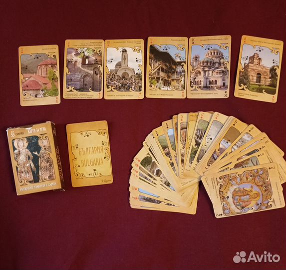 Игральные карты сувенирные Болгария