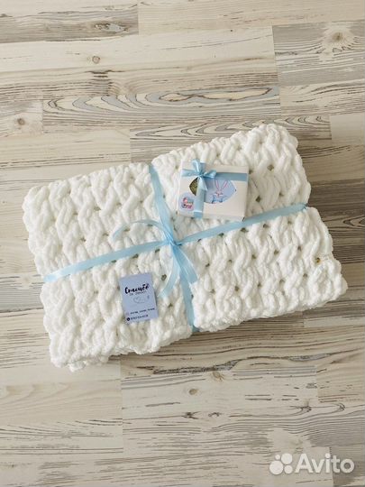 Плед детский плюшевый