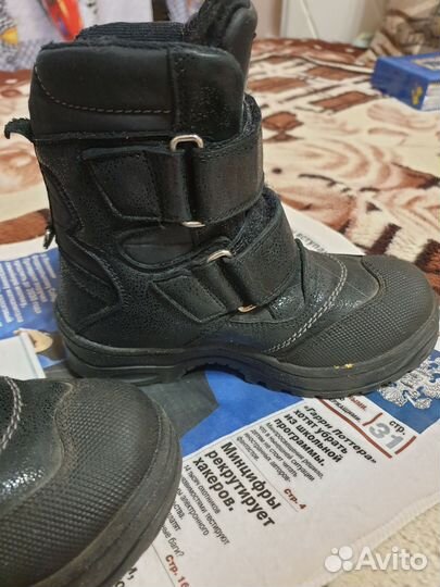 Ботинки детские зимние мех овчина 29 размер