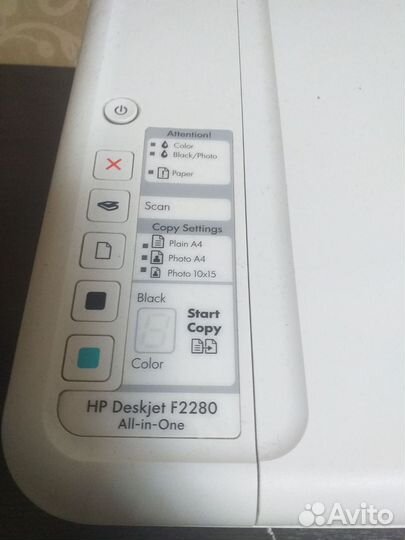 Принтер HP Deskjet F2280 струйный цветной