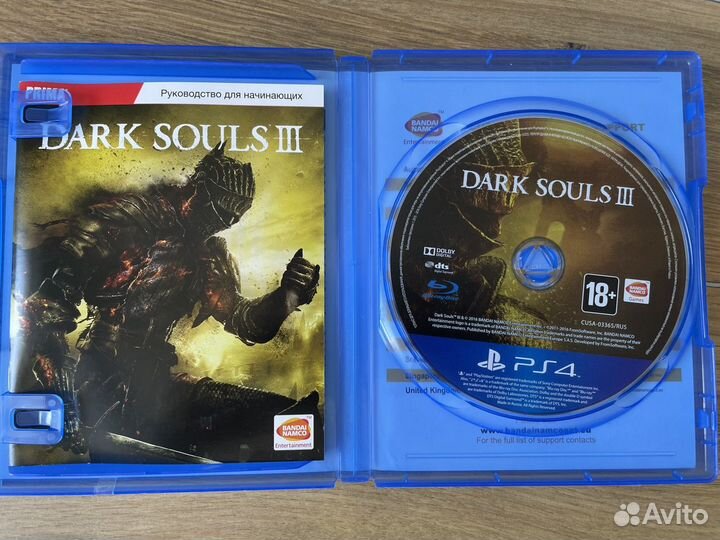 Dark souls 3 ps4 диск