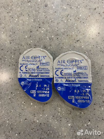 Линзы контактные air optix