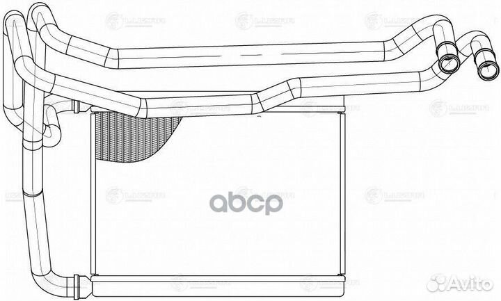 Радиатор отоп. для а/м Chery Tiggo (T11) (05) /FL