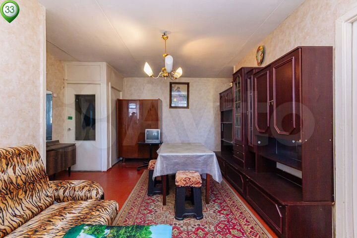 3-к. квартира, 55 м², 5/5 эт.