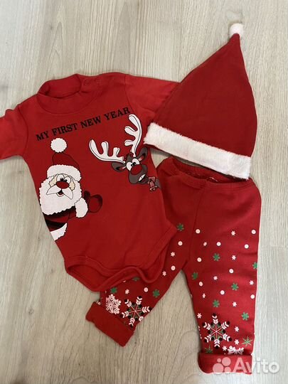 Новогодний костюм для малыша 6-8 месяцев