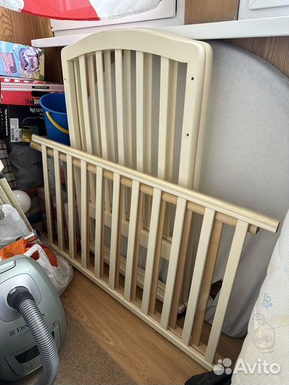 Кроватка детская с матрасом бу