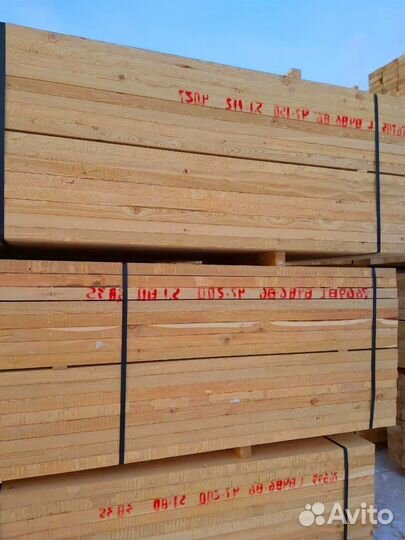 Доска обычная обрезная лиственница 40х150х6000мм