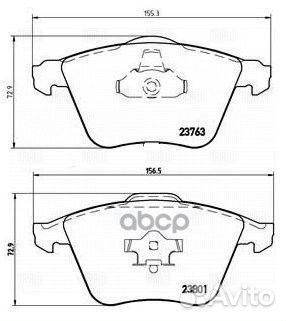 Колодки торм. для а/м Audi A4 (B7) (04) диск