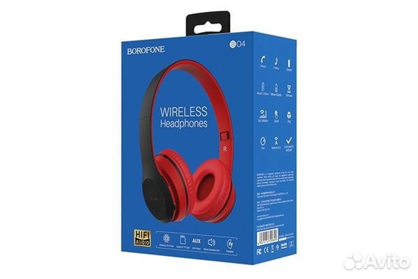 Беспроводные наушники borofone BO4