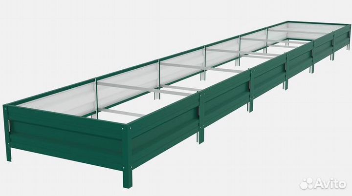 Грядки оцинкованные полимерные