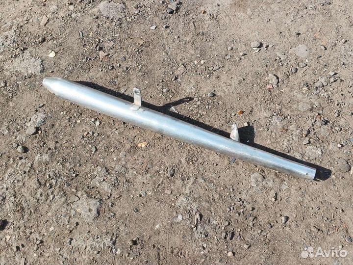 Правый кастомный глушитель из нержавейки Урал