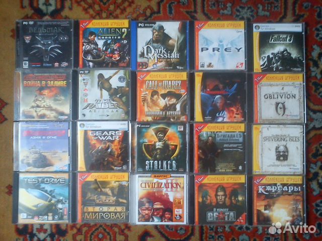 Игры диски пк PC CD DVD