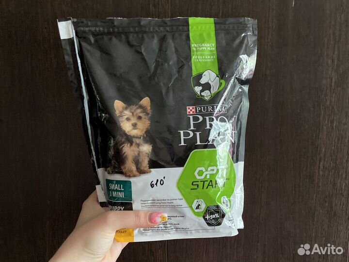 Корм Purina Pro Plan mini для щенков