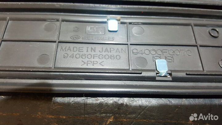 Накладки порогов Subaru Impreza Wrx Sti GRB EJ257