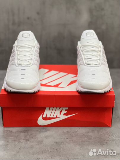 Кроссовки белые Nike Air Max Plus TN White 41-45р