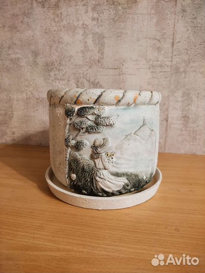 Горшок керамический ручной работы набор