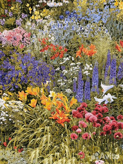 Гобелен, панно гобеленовое на стену Лилии