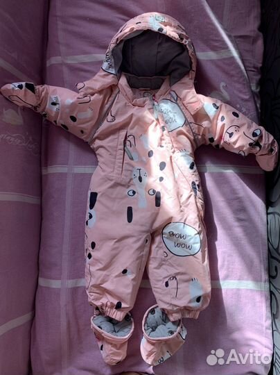 Комбинезон для девочки 68 зима