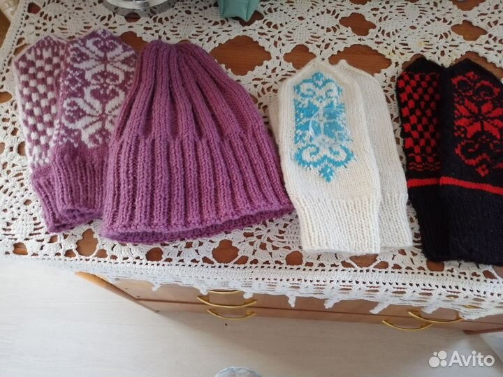 Варежки зимние