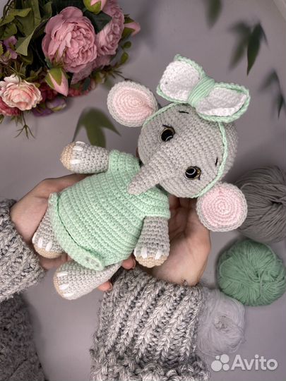 Вязаные игрушки ручной работы