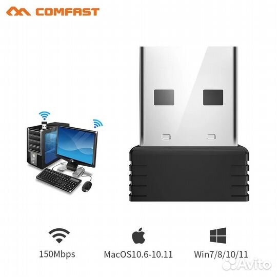 Новые WiFi USB Адаптеры 150 Мбит/с Comfast