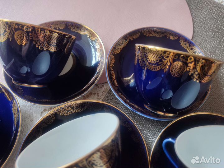 Чайная пара лфз cobalt
