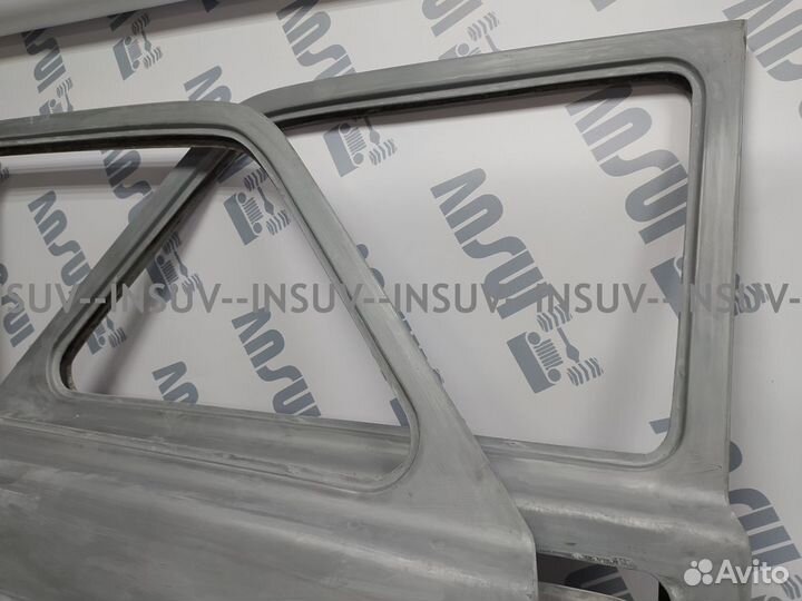 Двери боковые Нива 21213 стекловолокно (к-т)