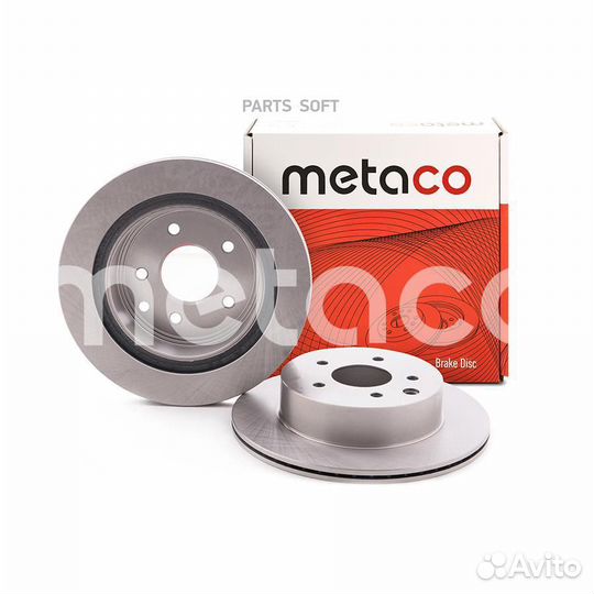 Metaco 3060-009 Диск тормозной задний